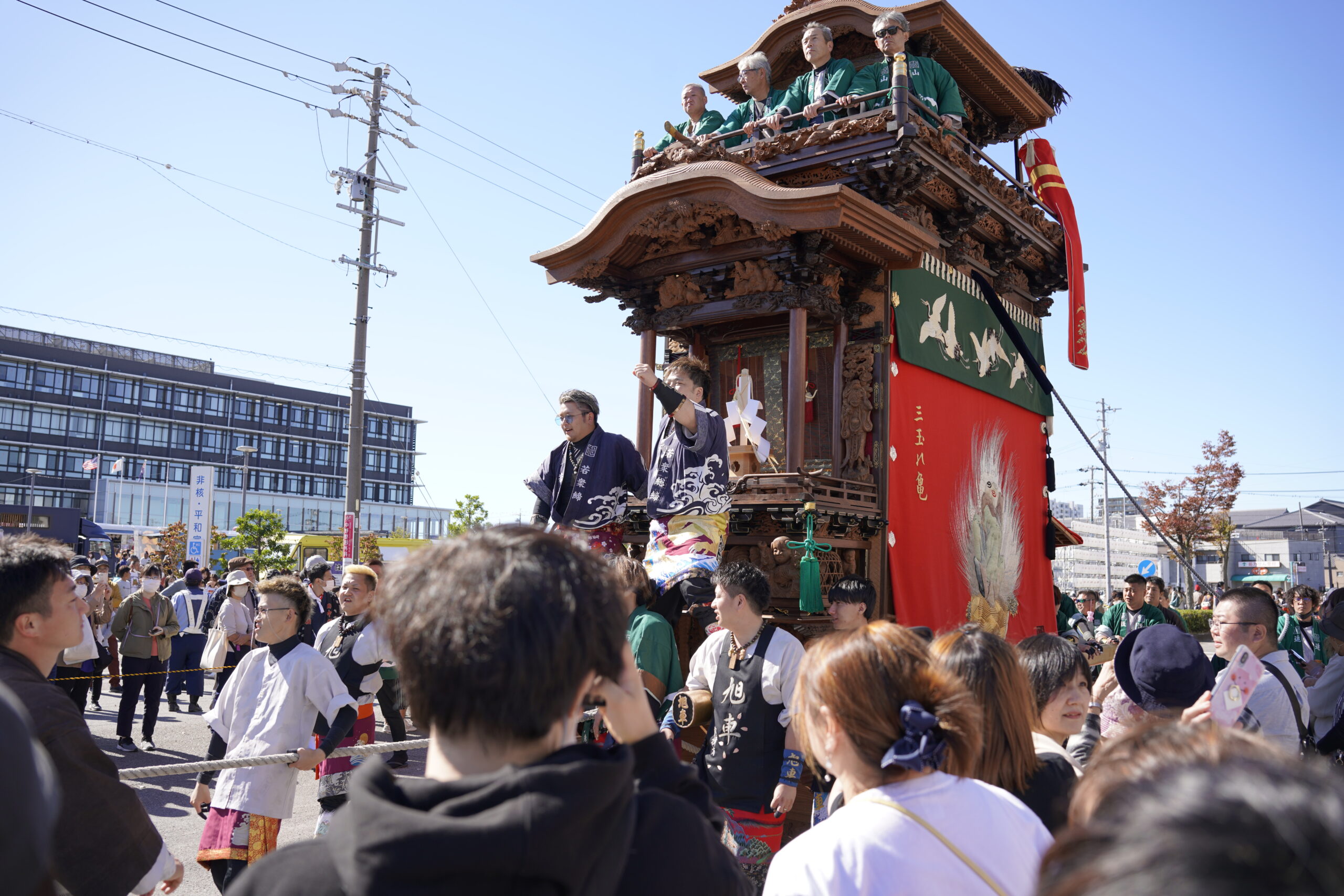 青柏祭の山車